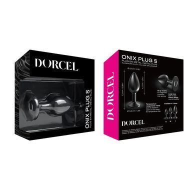 Замовити анонімно: Анальна пробка Dorcel ONIX PLUG S Анальна пробка Dorcel ONIX PLUG S — купити в інтим-бутику EroticToys