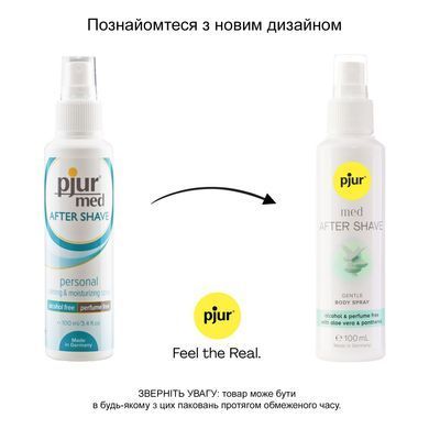 Зволожувальний спрей після гоління pjur med After Shave Spray 100 мл, без спирту, з вітаміном B5 та алое &mdash; купити в інтим-бутику EroticToys