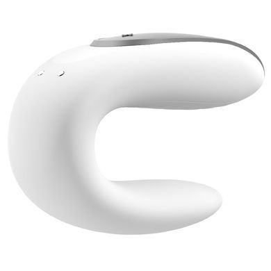 Смартвібратор для пар Satisfyer Double Fun (White) з пультом ДК &mdash; купити в інтим-бутику EroticToys