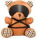 Плюшевий ведмедик ROPE Teddy Bear БДСМ у шкіряній масці та обв&rsquo;язці, 22x16x12 см в інтим-бутику EroticToys