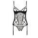 Корсет з підв'язками, стрінги Passion LOVELIA CORSET S/M, black в інтим-бутику EroticToys