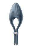 Замовити анонімно: Ерекційне віброкільце-ласо Satisfyer Duelist Dark Blue, 10 режимів, потужний мотор