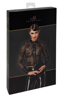 Блуза Noir Handmade F377 Noirelle Lace Button-up Shirt L &mdash; купити в інтим-бутику EroticToys