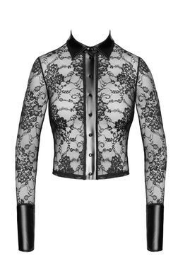 Блуза Noir Handmade F377 Noirelle Lace Button-up Shirt L &mdash; купити в інтим-бутику EroticToys