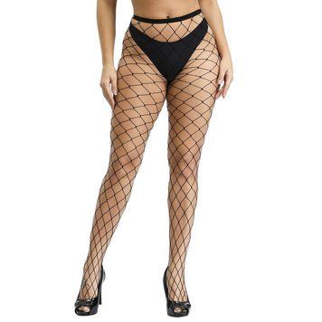 Сексуальні колготки в дуже велику сітку, Black &mdash; купити в інтим-бутику EroticToys