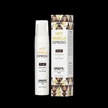 Розпродаж!!! Стимулюючий гель EXSENS Kissable Hot Vanilla Espresso 15мл (термін 11.2026) &mdash; купити в інтим-бутику EroticToys