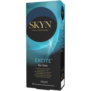 Розпродаж!!! Стимулювальний гель для пеніса SKYN Excite for him 15 мл (термін 31.08.2026) &mdash; купити в інтим-бутику EroticToys