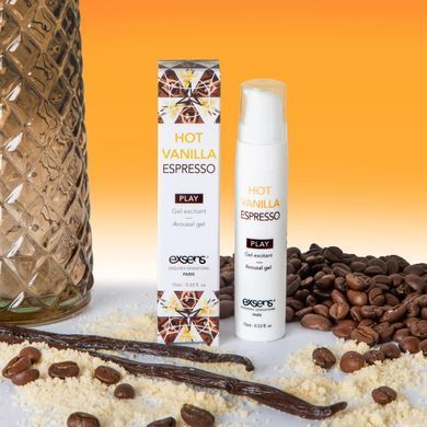 Розпродаж!!! Стимулюючий гель EXSENS Kissable Hot Vanilla Espresso 15мл (термін 11.2026) &mdash; купити в інтим-бутику EroticToys