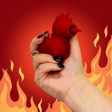 Вібратор-єдиноріжка Unihorn &ndash; Blaze Diablo, пестливий роздвоєний язичок &mdash; купити в інтим-бутику EroticToys