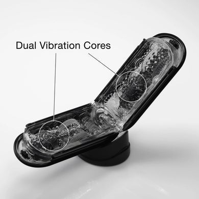 Мастурбатор Tenga Flip Zero Gravity Electronic Vibration Black &mdash; купити в інтим-бутику EroticToys