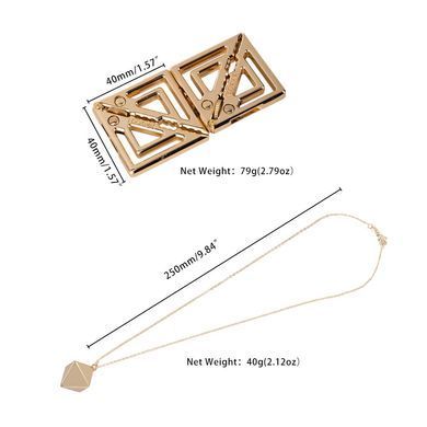 Затискачі для сосків з важкою підвіскою LOCKINK Adjustable Nipple Clamps with Heavy Pendant, під золото &mdash; купити в інтим-бутику EroticToys