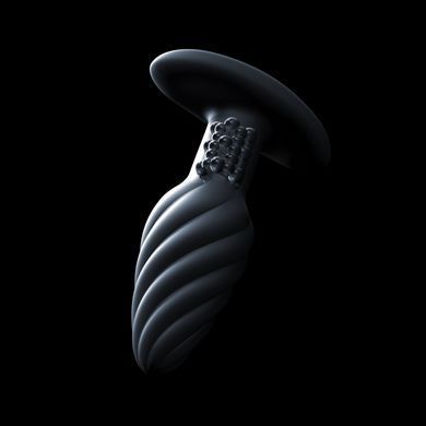 Анальна пробка з вібрацією та перлинним масажем Dorcel Spin Plug, макс. діам. 3,8 см, пульт ДК &mdash; купити в інтим-бутику EroticToys