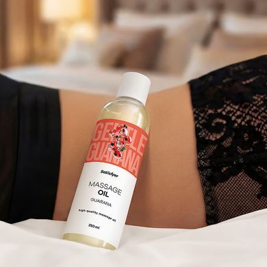 Розпродаж!!! Масажна олія Satisfyer Massage Oil Guarana 250 мл (термін 30.04.2027) &mdash; купити в інтим-бутику EroticToys
