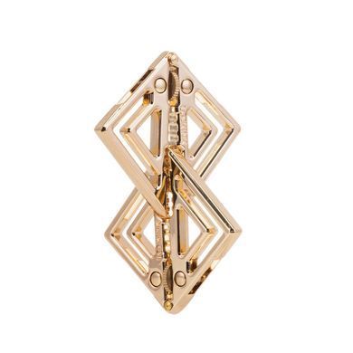 Затискачі для сосків з важкою підвіскою LOCKINK Adjustable Nipple Clamps with Heavy Pendant, під золото &mdash; купити в інтим-бутику EroticToys
