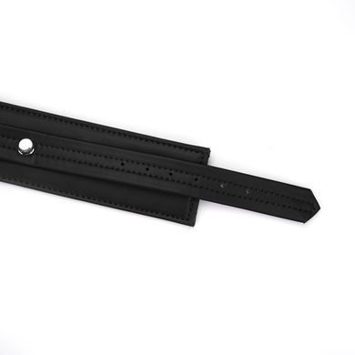 Поножі Liebe Seele Black Organosilicon Anklecuffs, екошкіра &mdash; купити в інтим-бутику EroticToys