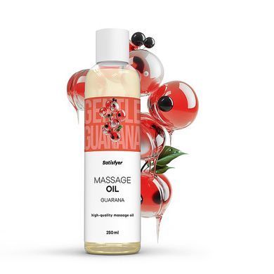 Розпродаж!!! Масажна олія Satisfyer Massage Oil Guarana 250 мл (термін 30.04.2027) &mdash; купити в інтим-бутику EroticToys