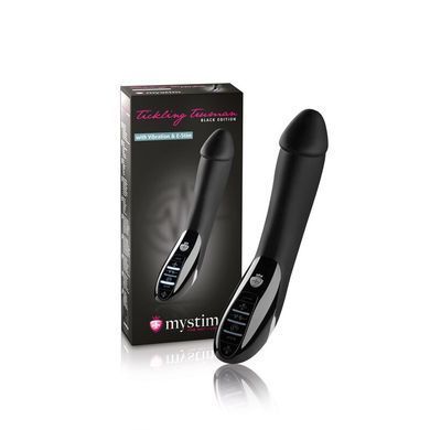 Вібратор з електростимуляцією Mystim Tickling Truman eStim Black, міостимулятор &mdash; купити в інтим-бутику EroticToys