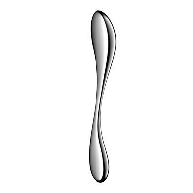 Металевий дилдо Satisfyer Star Force 3, двосторонній, можна нагрівати та охолоджувати, дуже важкий &mdash; купити в інтим-бутику EroticToys