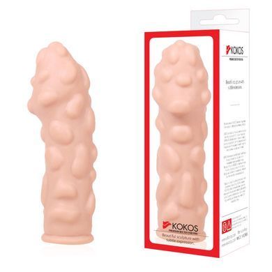Насадка на член Kokos Extreme Sleeve ES.11 розмір M, потовщувальна, стимулюючий рельєф &mdash; купити в інтим-бутику EroticToys