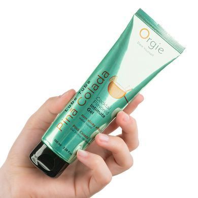 Лубрикант на водній основі Orgie Lube Tube Pina Colada, 100 мл, смак та аромат піна колади &mdash; купити в інтим-бутику EroticToys