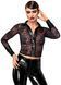 Блуза Noir Handmade F377 Noirelle Lace Button-up Shirt L в інтим-бутику EroticToys