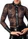 Блуза Noir Handmade F377 Noirelle Lace Button-up Shirt L в інтим-бутику EroticToys