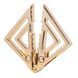 Затискачі для сосків з важкою підвіскою LOCKINK Adjustable Nipple Clamps with Heavy Pendant, під золото в інтим-бутику EroticToys