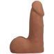 Фалоімітатор Doc Johnson The Realistic Cock ULTRASKYN - 5 Inch with Balls Caramel в інтим-бутику EroticToys