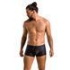 Чоловічі шкіряні боксери з клапаном Passion 050 SHORT PATRICK L/XL Black в інтим-бутику EroticToys