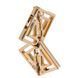 Затискачі для сосків з важкою підвіскою LOCKINK Adjustable Nipple Clamps with Heavy Pendant, під золото в інтим-бутику EroticToys