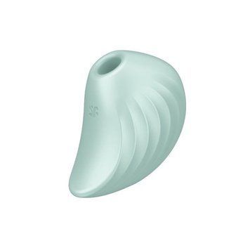 Вакуумний кліторальний стимулятор із вібрацією Satisfyer Pearl Diver Mint &mdash; купити в інтим-бутику EroticToys