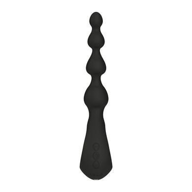 Анальне намисто з вібрацією LELO Soraya Beads Black, різний діаметр намистин, 8 режимів &mdash; купити в інтим-бутику EroticToys