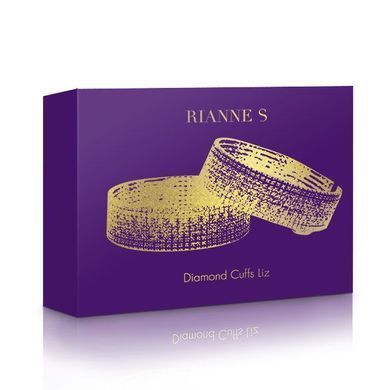 Лакшері наручники-браслети з кристалами Rianne S: Diamond Cuffs, подарункове паковання &mdash; купити в інтим-бутику EroticToys