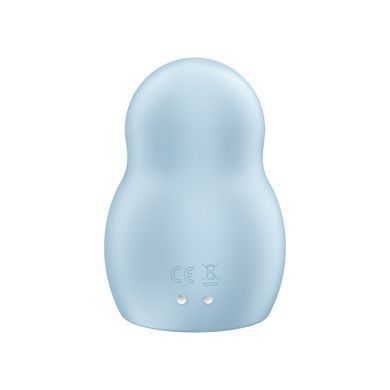 Вакуумний стимулятор з вібрацією Satisfyer Pro To Go 1 Blue &mdash; купити в інтим-бутику EroticToys