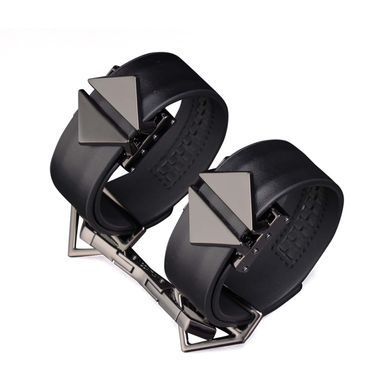 Набір фіксаторів для рук та ніг LOCKINK Hogtie Set, чорний, ремені з натуральної шкіри &mdash; купити в інтим-бутику EroticToys