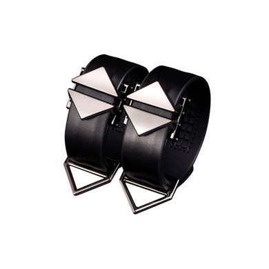 Набір фіксаторів для рук та ніг LOCKINK Hogtie Set, чорний, ремені з натуральної шкіри &mdash; купити в інтим-бутику EroticToys