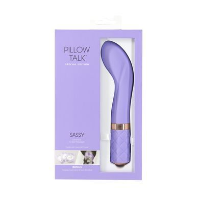 Розкішний вібратор Pillow Talk Sassy Purple Special Edition, Сваровскі, пов&rsquo;язка на очі+гра &mdash; купити в інтим-бутику EroticToys
