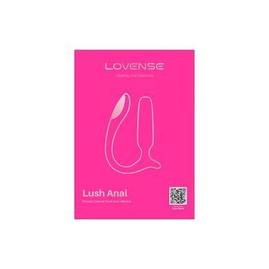 Анальна смарт-вібропробка Lovense Lush Anal, дуже потужна, LED-підсвічування &mdash; купити в інтим-бутику EroticToys