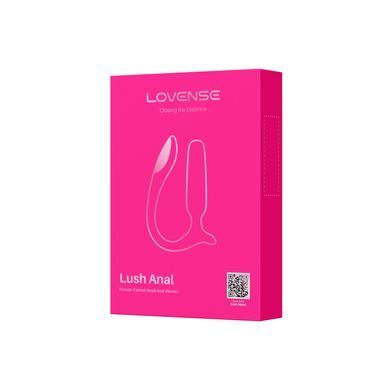 Анальна смарт-вібропробка Lovense Lush Anal, дуже потужна, LED-підсвічування &mdash; купити в інтим-бутику EroticToys