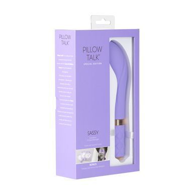 Розкішний вібратор Pillow Talk Sassy Purple Special Edition, Сваровскі, пов&rsquo;язка на очі+гра &mdash; купити в інтим-бутику EroticToys