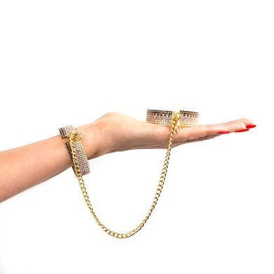 Лакшері наручники-браслети з кристалами Rianne S: Diamond Cuffs, подарункове паковання &mdash; купити в інтим-бутику EroticToys