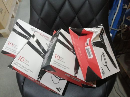 Страпон з вібрацією Fetish Tentation Vibrating Strap-On with Dildo Black (м'ята паковання!!!) &mdash; купити в інтим-бутику EroticToys