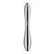 Металевий дилдо Satisfyer Pure Gravity 1, двосторонній, можна нагрівати й охолоджувати, 939 г в інтим-бутику EroticToys