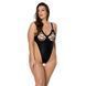 Боді з екошкіри Passion CELINE BODY 6XL/7XL black, з доступом, відкритий в інтим-бутику EroticToys