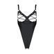Боді з екошкіри Passion CELINE BODY 6XL/7XL black, з доступом, відкритий в інтим-бутику EroticToys