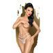 Трусики-стрінги Penthouse Open Secret Light S/M Pink, відкритий доступ, декор з мережева та каменю в інтим-бутику EroticToys