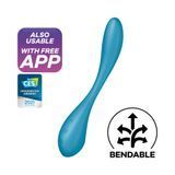 Універсальний смарт-вібратор Satisfyer G-Spot Flex 5+ Petrol &mdash; купити в інтим-бутику EroticToys