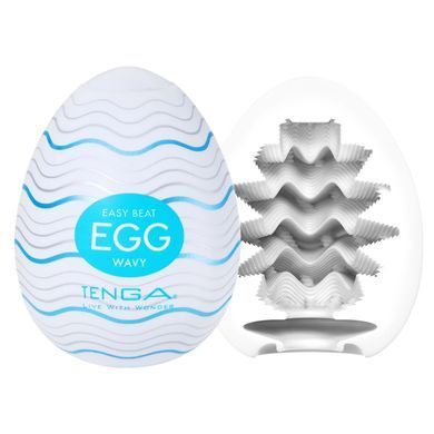 Мастурбатор-яйце Tenga Egg Wavy &mdash; купити в інтим-бутику EroticToys