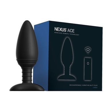 Анальна вібропробка Nexus ACE Large, з пультом ДК, макс. діаметр 5 см &mdash; купити в інтим-бутику EroticToys