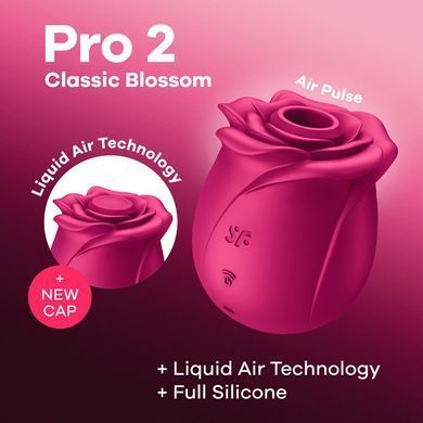 Вакуумний кліторальний стимулятор Satisfyer Pro 2 Classic Blossom (м'яте паковання!!!) &mdash; купити в інтим-бутику EroticToys